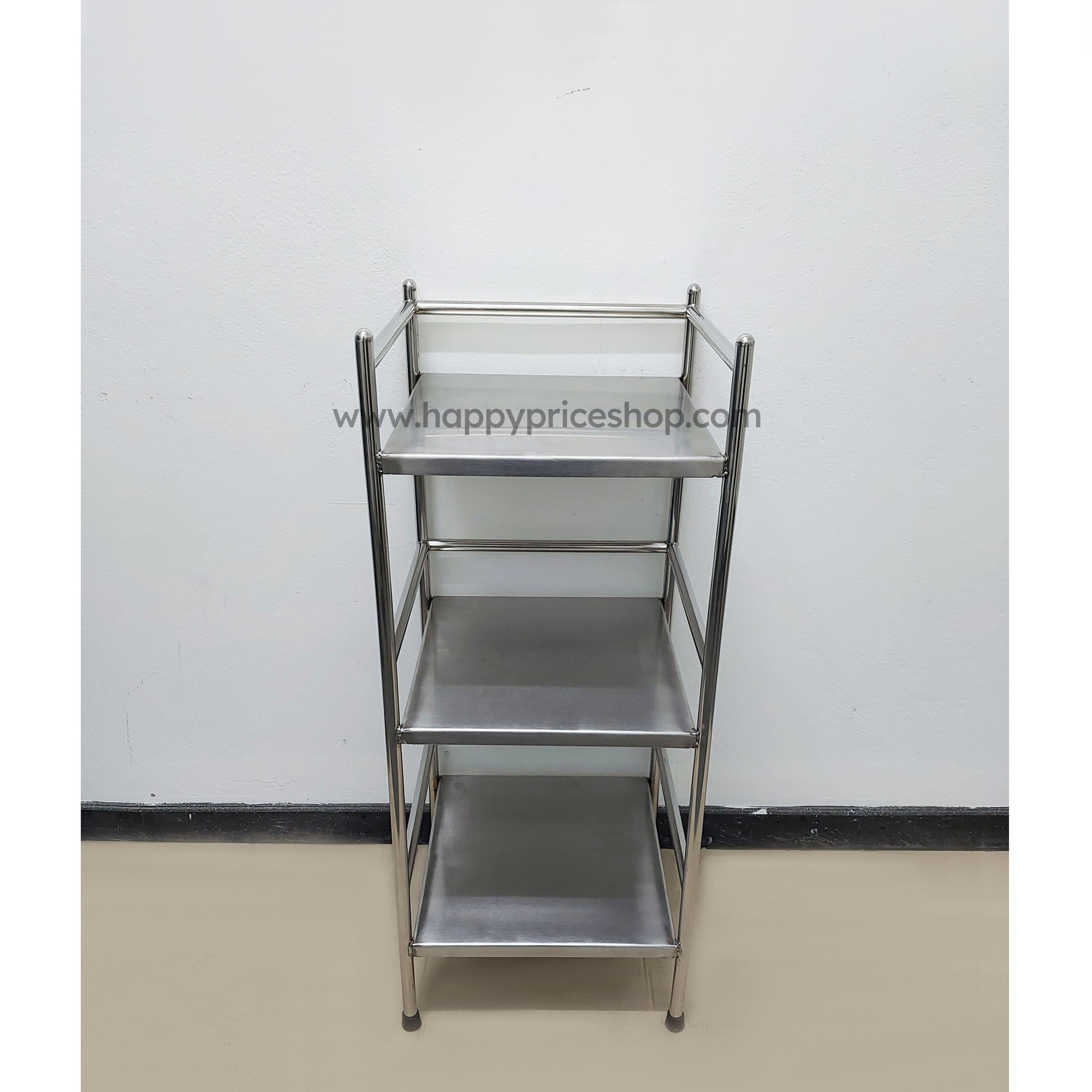 ชั้นสแตนเลส3ชั้น ยาว40ซม. กว้าง40ซม. สูง96ซม.